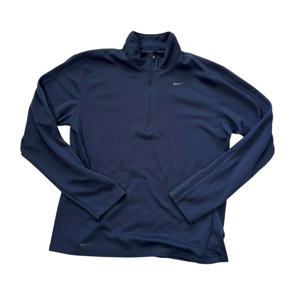 Nike Athletic Jacket - Navy - Medium - Like New - Casual Gym Yoga Athletic